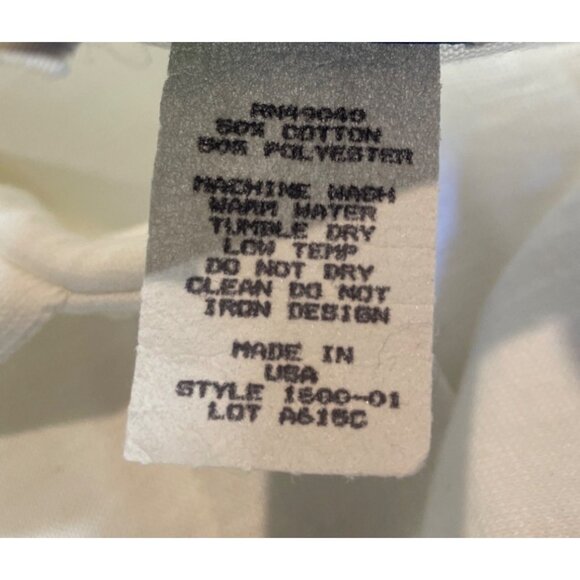 Vintage Corvette White Polo Shirt Mens Size Medium Short Sleeve Mallard Creek - Picture 10 of 10